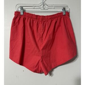Straits Shorts Women Red Cotton Vintage Side Snap Dolphin Hem Fiji Retro